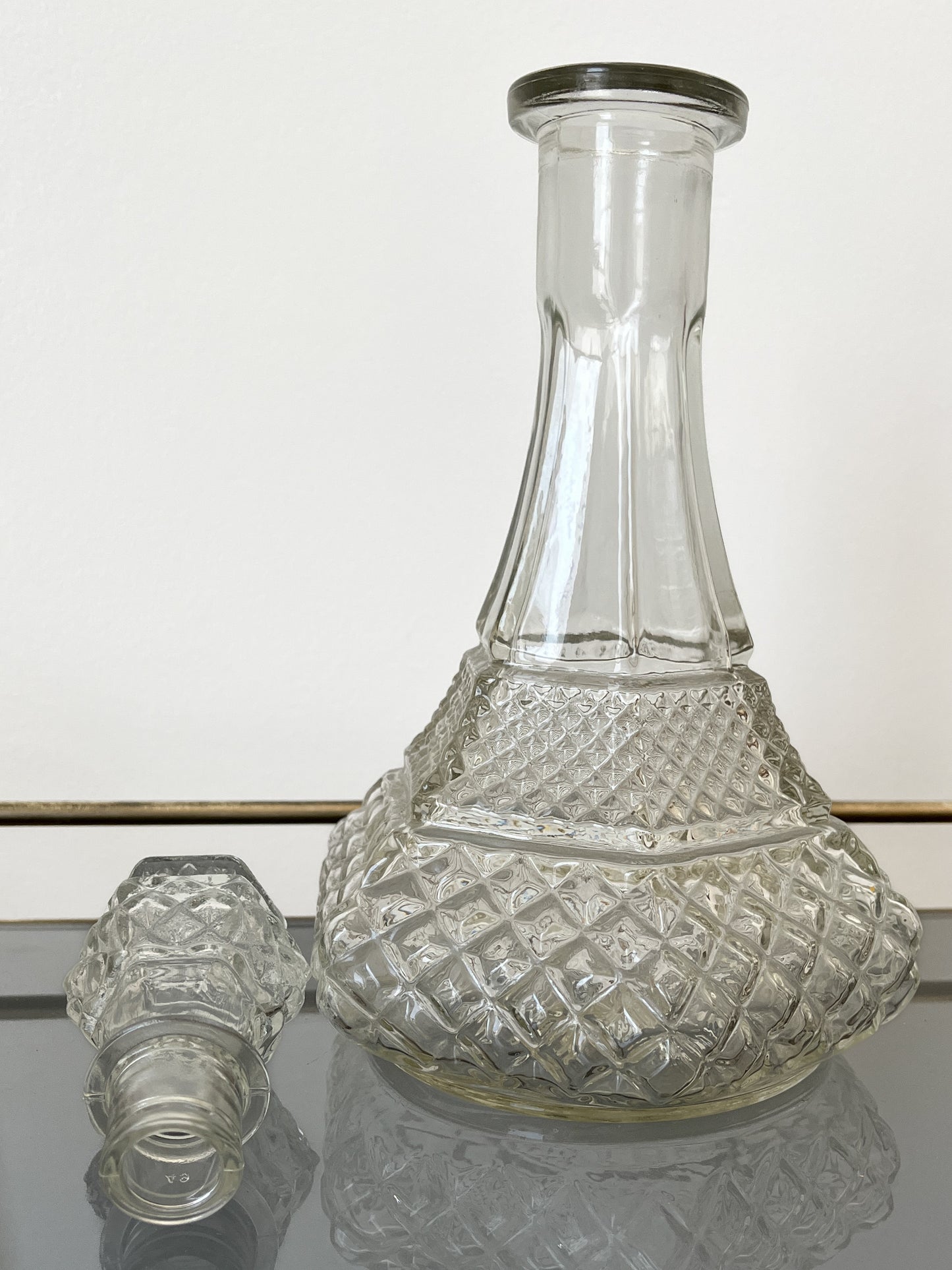 Anchor Hocking Glass Ships Decanter