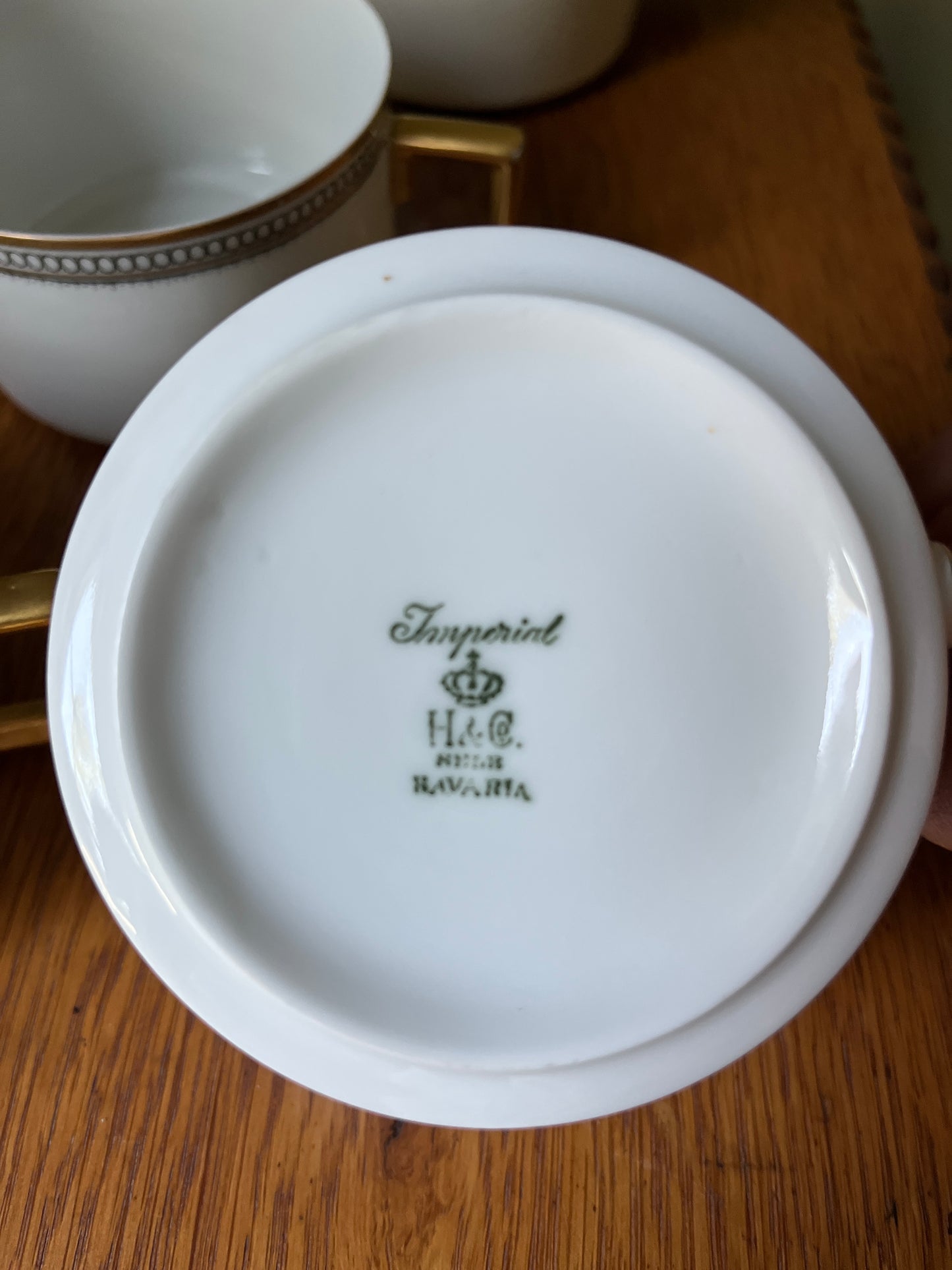 (8) Heinrich H&Co Bavaria Imperial Teacups
