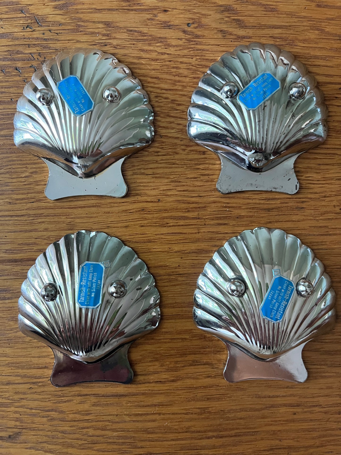 (4) Scallop Caviar/Trinket Dishes