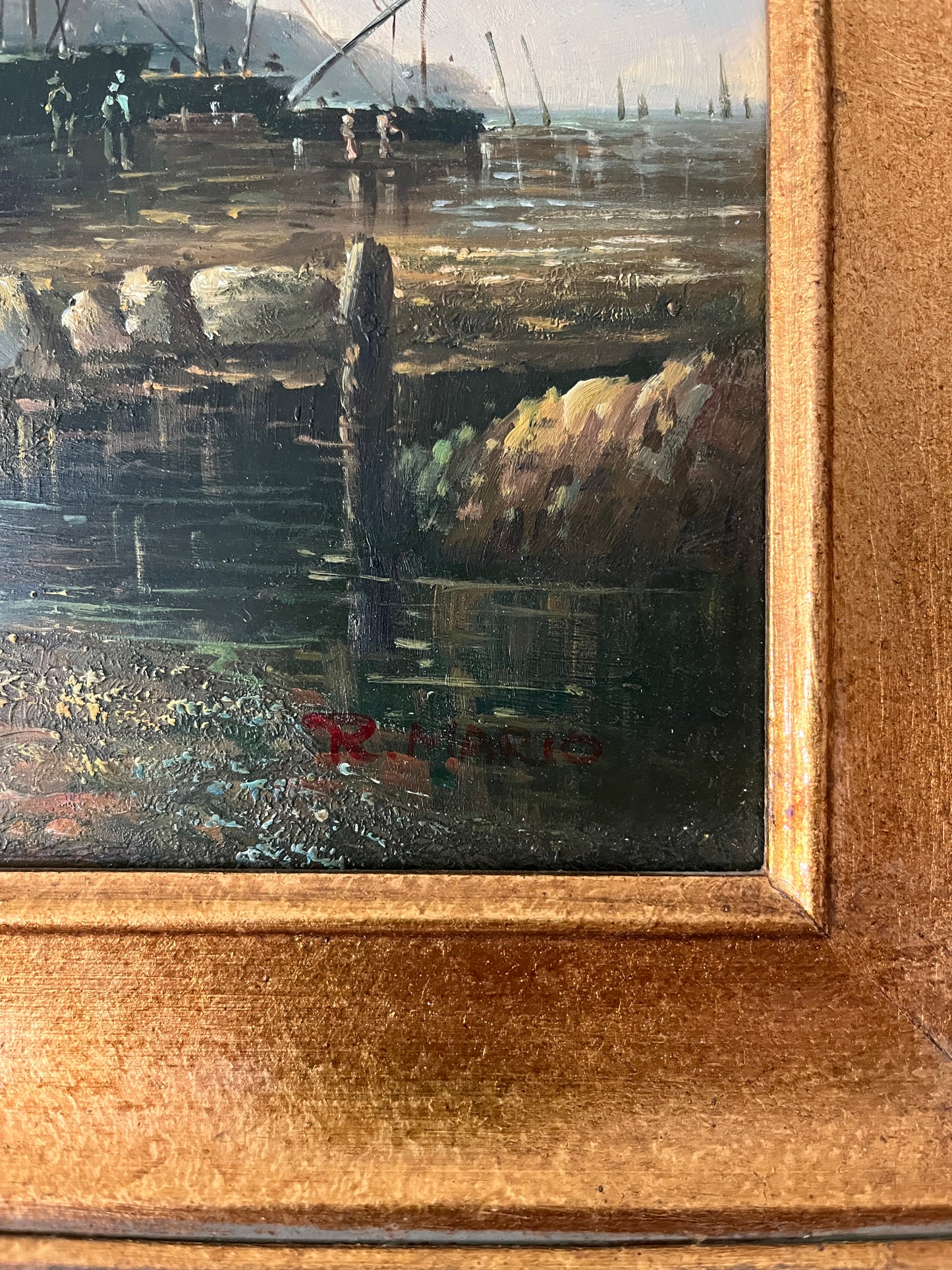 R. Mario Original Oil Painting