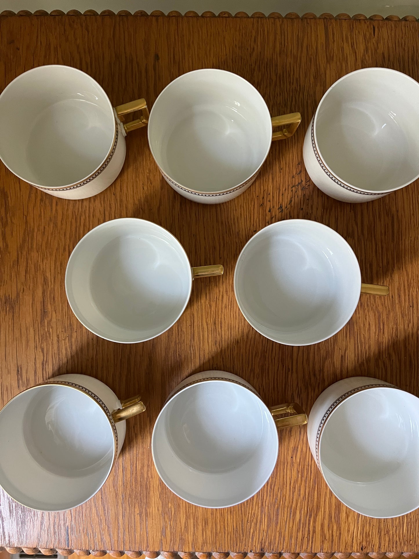 (8) Heinrich H&Co Bavaria Imperial Teacups