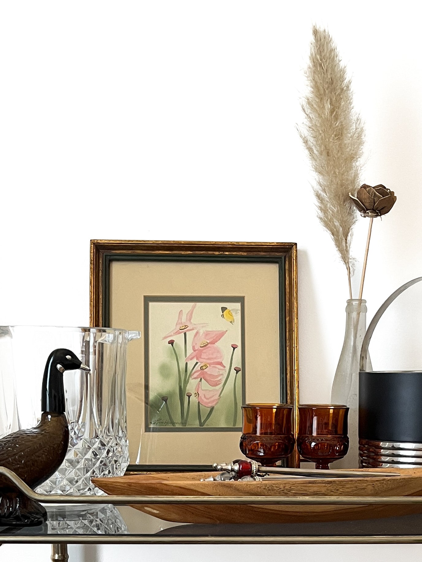 Keith Hoffman Original Framed Watercolor