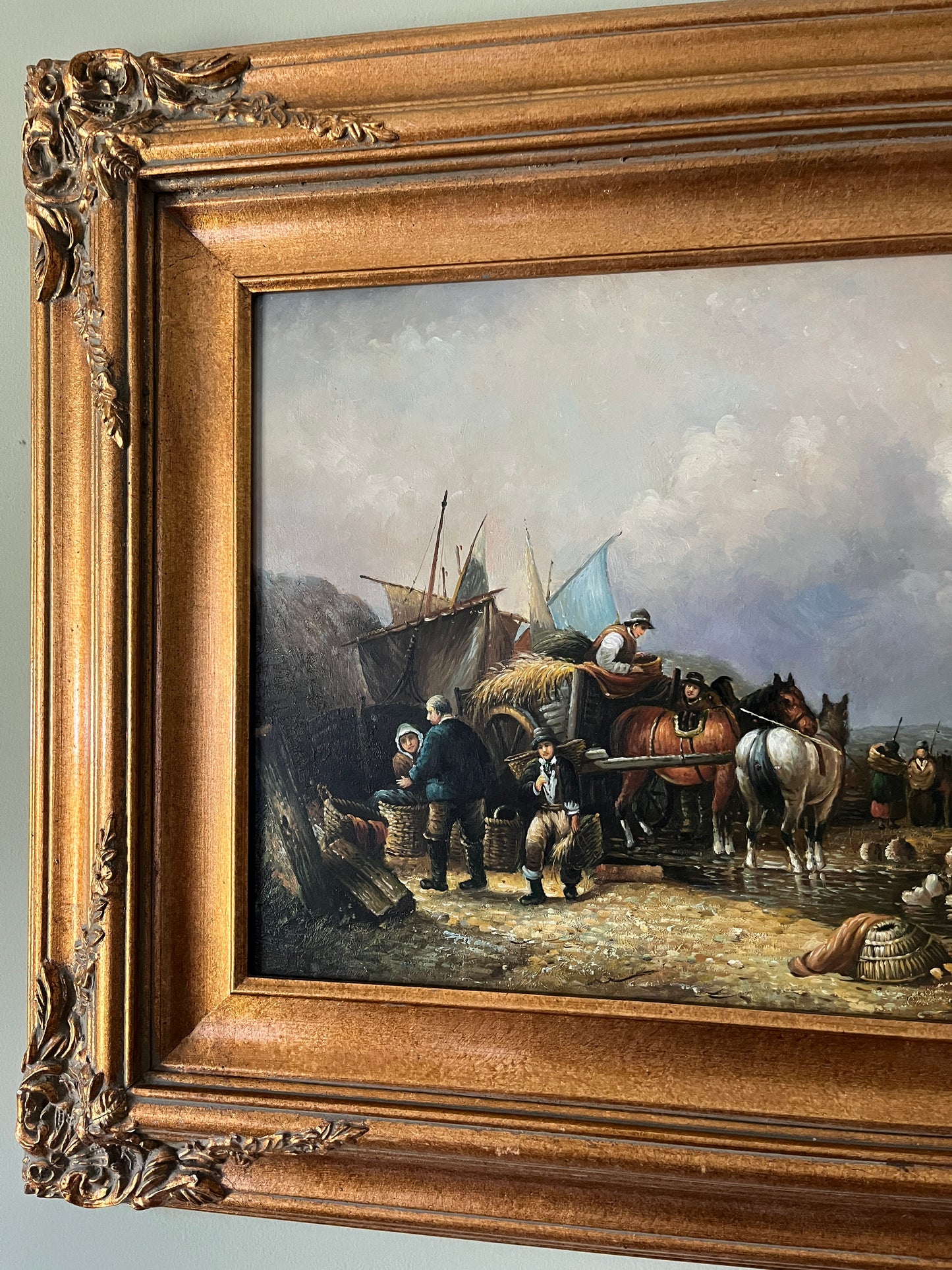 R. Mario Original Oil Painting