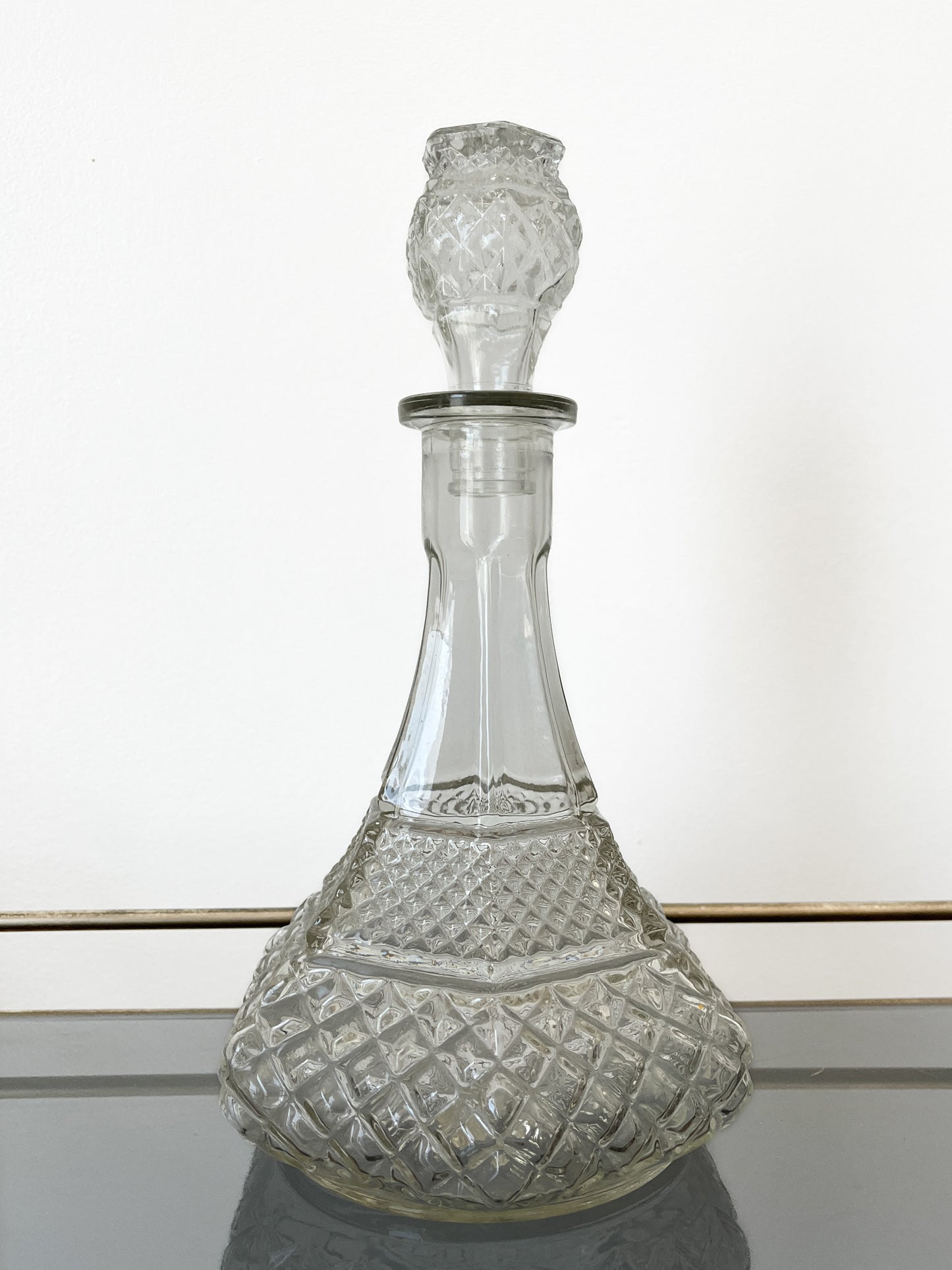 Anchor Hocking Glass Ships Decanter