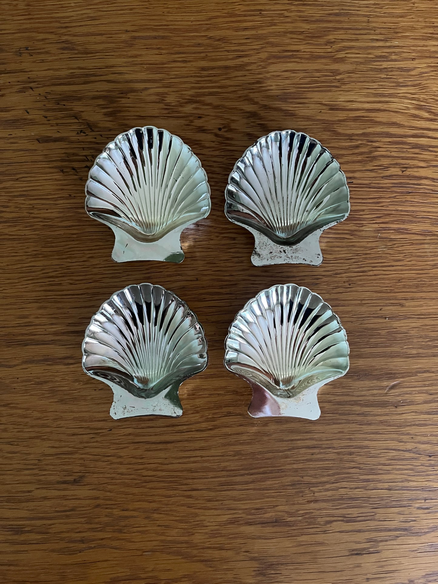 (4) Scallop Caviar/Trinket Dishes