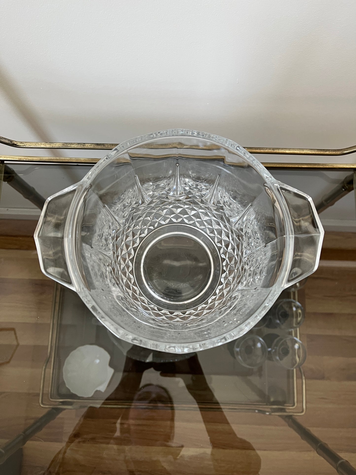 Vintage Cristal D'Arques Durand Longchamp Champagne Chiller