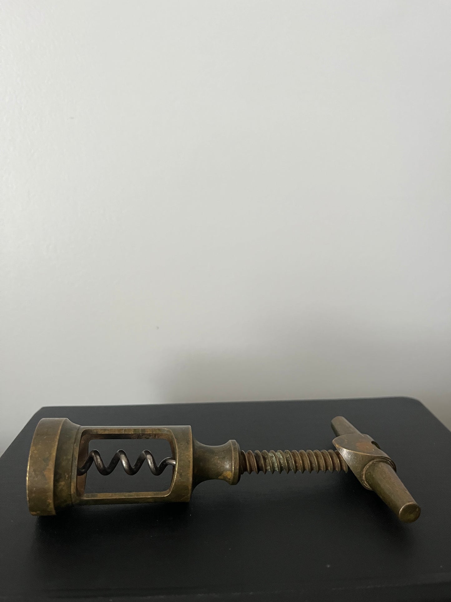Antique Brass French Corkscrew