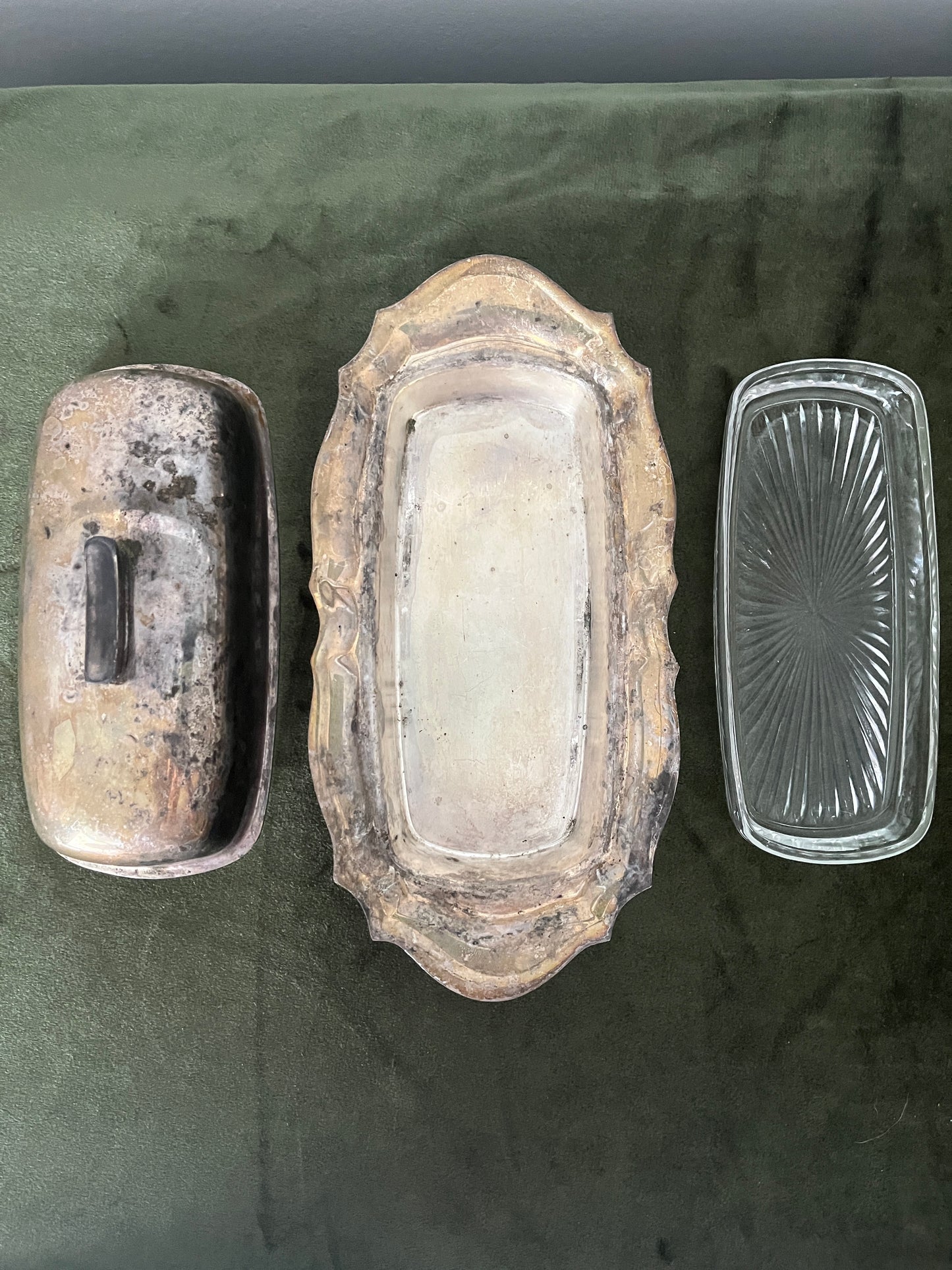 F.B. Rogers Silver Co. Silver Plated Butter Dish