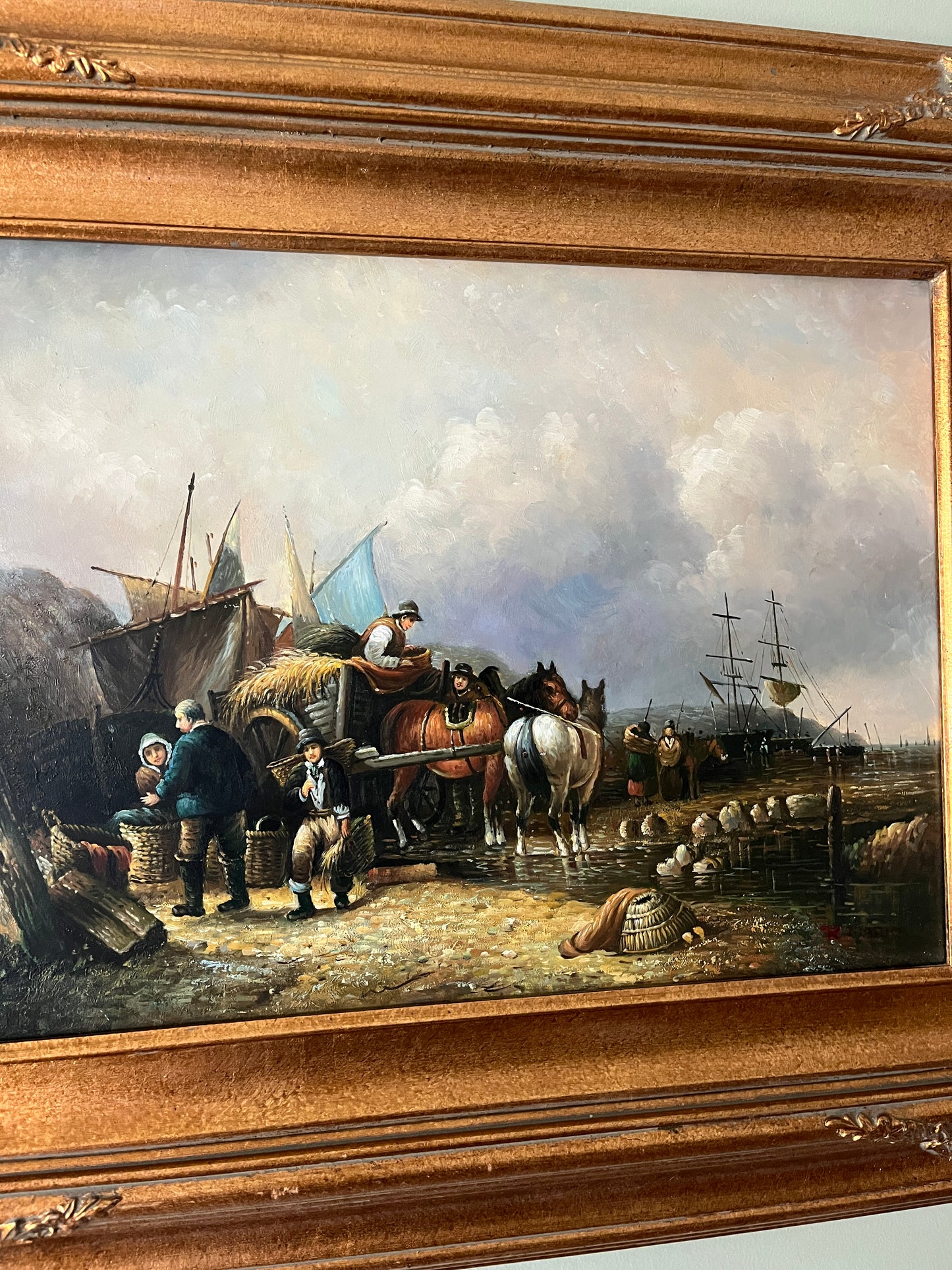 R. Mario Original Oil Painting