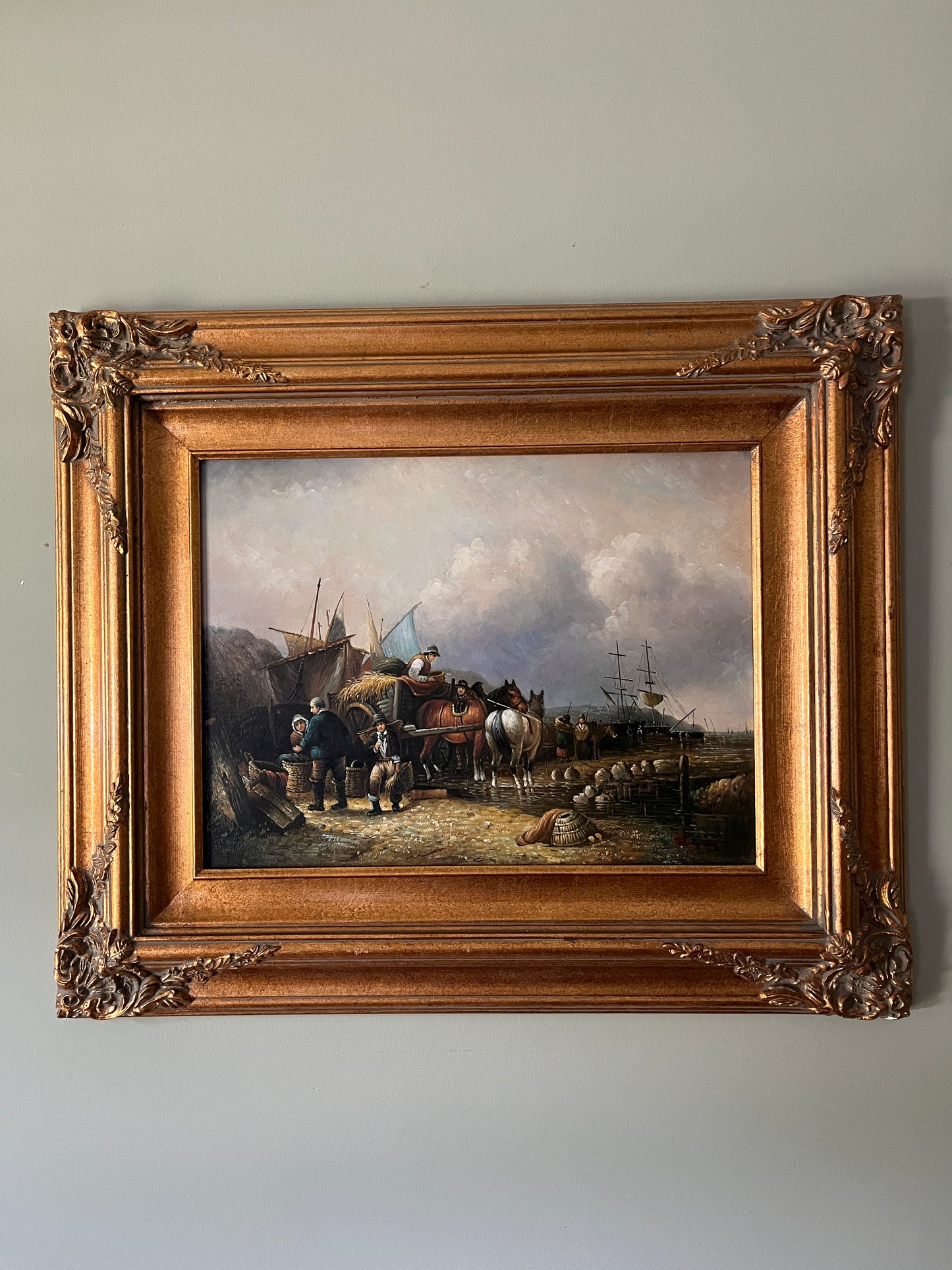 R. Mario Original Oil Painting