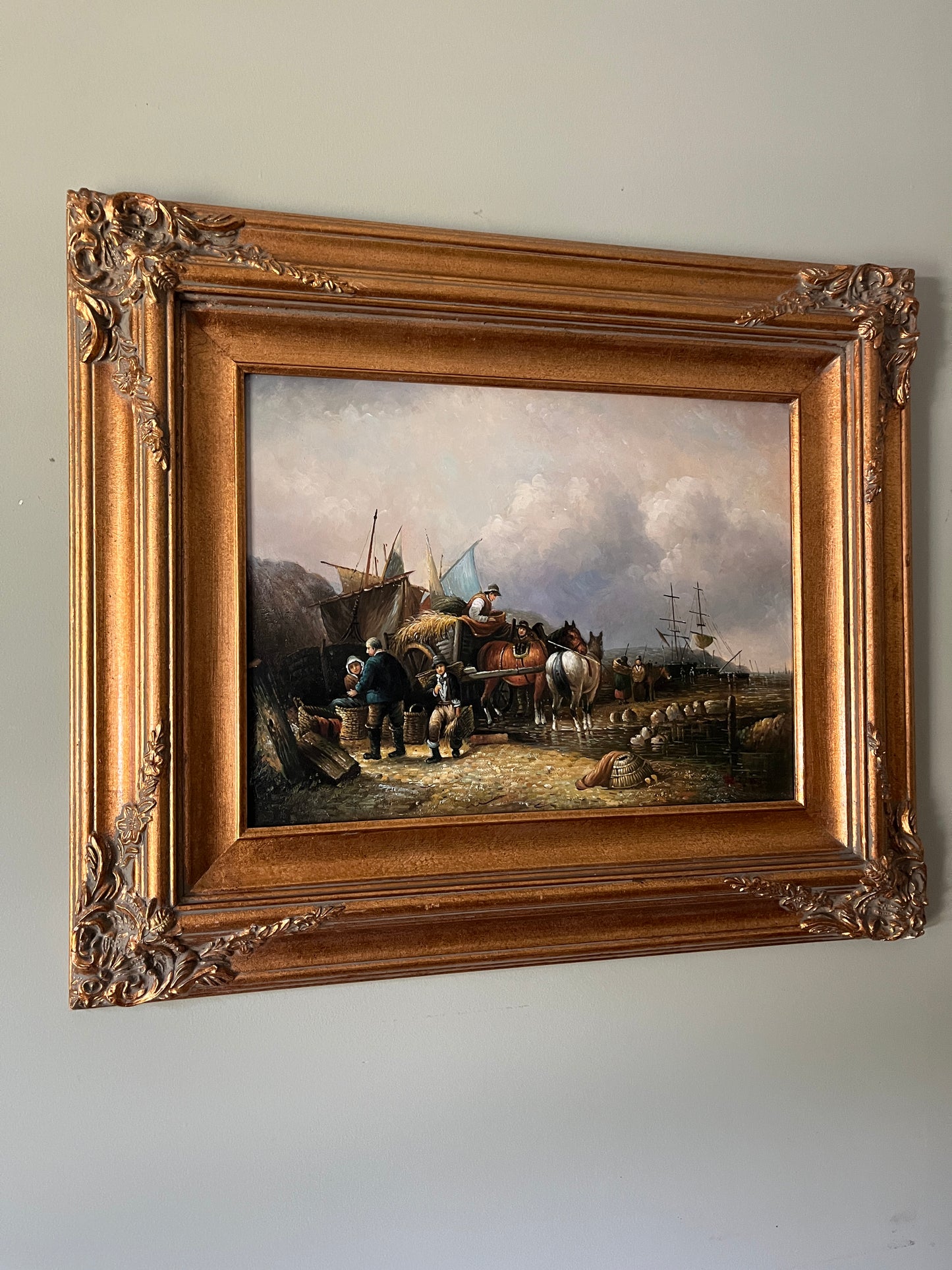 R. Mario Original Oil Painting