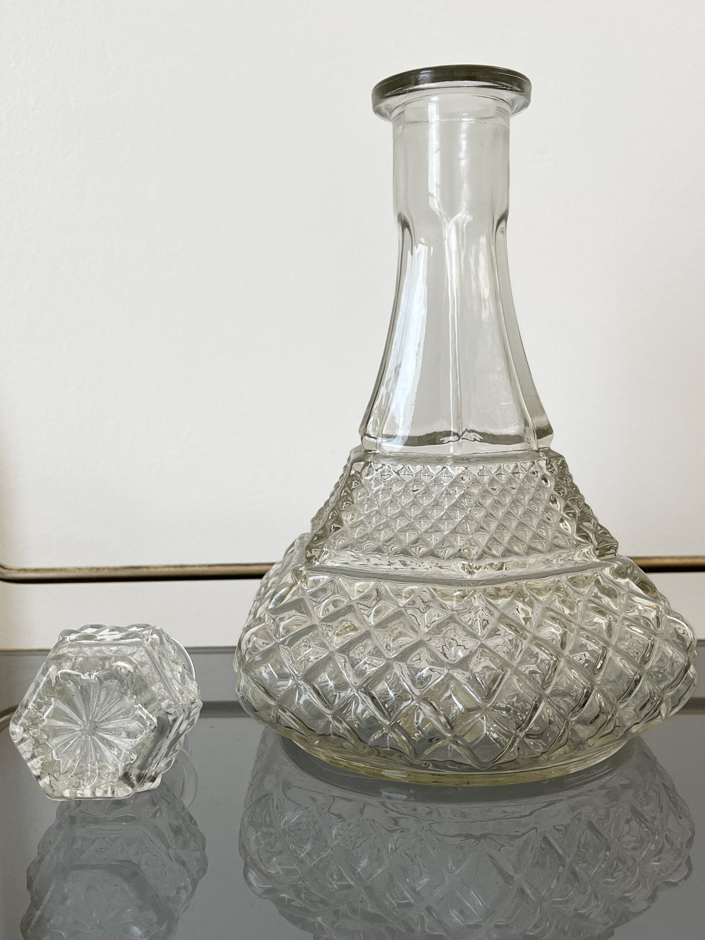 Anchor Hocking Glass Ships Decanter